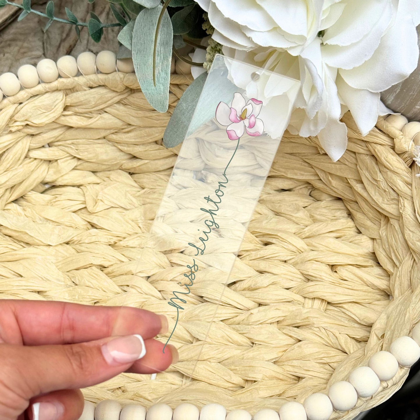 Teacher UV-DTF size for our Acrylic Bookmarks