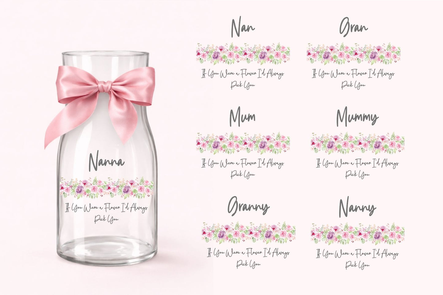 IF YOU WERE A FLOWER UV-DTF DECAL