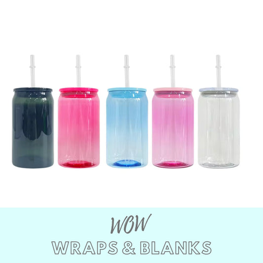 16oz Plastic Libbey Jelly Can Tumblers - Wow Wraps