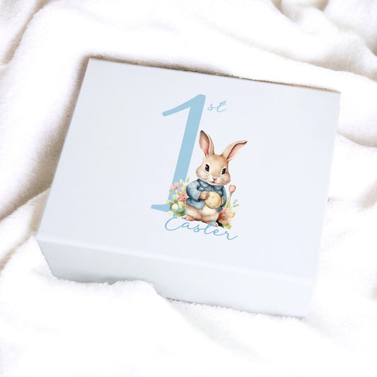 1st Easter Bunny Blue Coat Decal - Wow Wraps