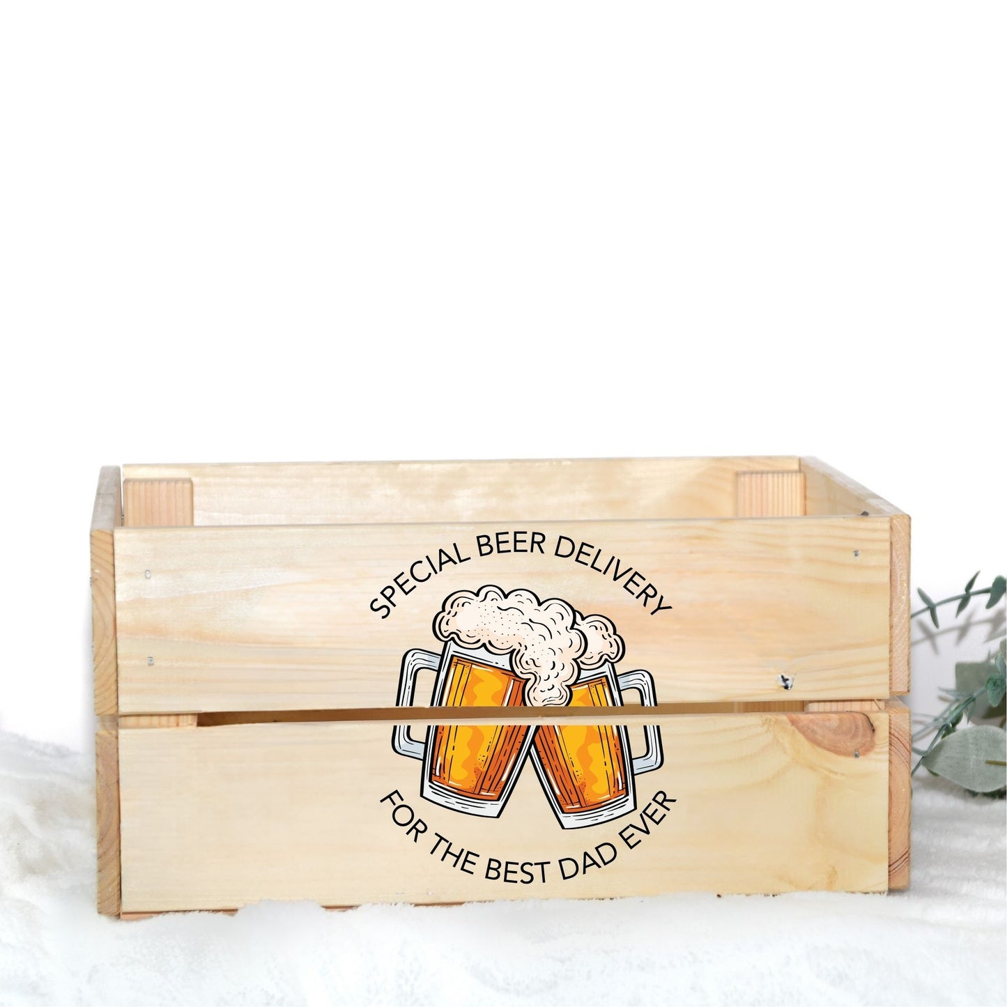 SPEICAL BEER DELIVERY UV-DTF DECAL - SIZED FOR IKEA CRATE