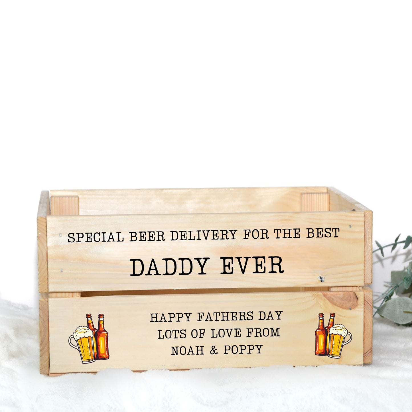 SPEICAL BEER DELIVERY UV-DTF DECAL - SIZED FOR IKEA CRATE