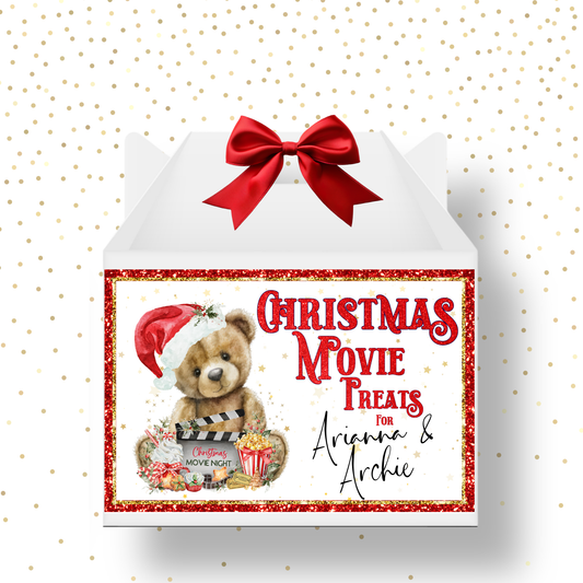 CHRISTMAS MOVIE TREATS - ECO SOLVENT LABEL