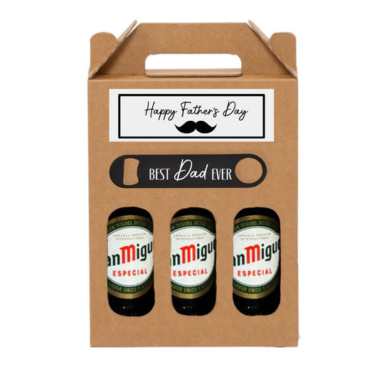 3 Bottle Beer Carrier Box - Wow Wraps