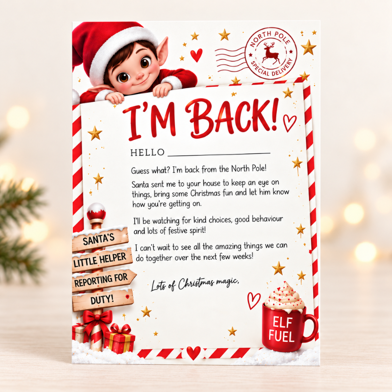 ELF ARRIVAL CARD - A4