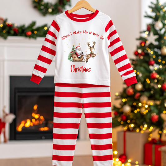 DTF TRANSFER - WHEN I WAKE UP IT WILL BE CHRISTMAS