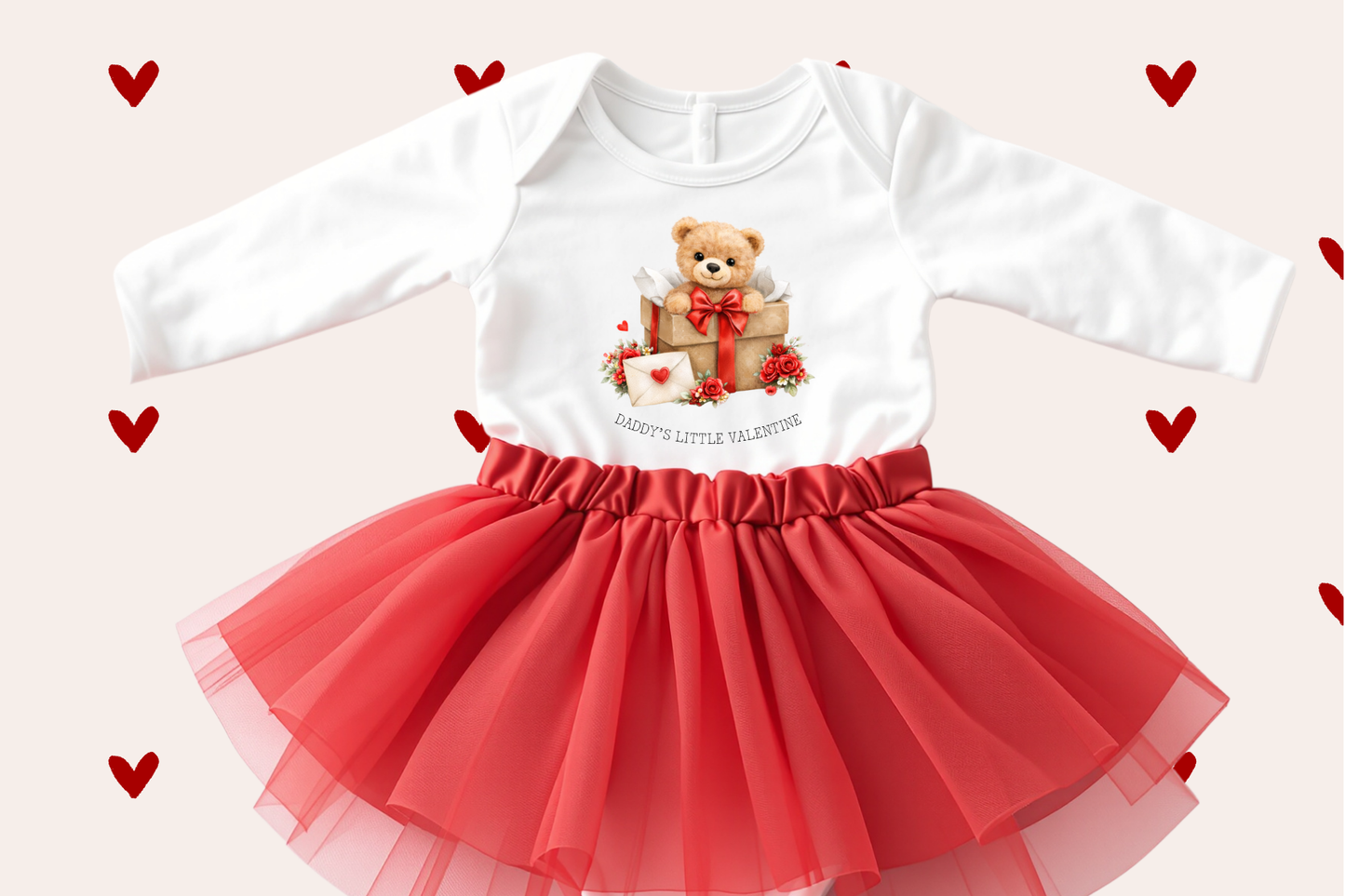 DTF TRANSFER - DADDY'S LITTLE VALENTINE 2