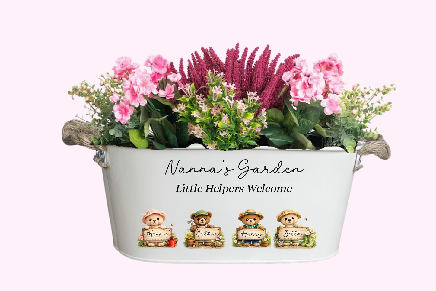 NANNA'S GARDEN - BEARS HOLDING SIGNS UV-DTF DECAL