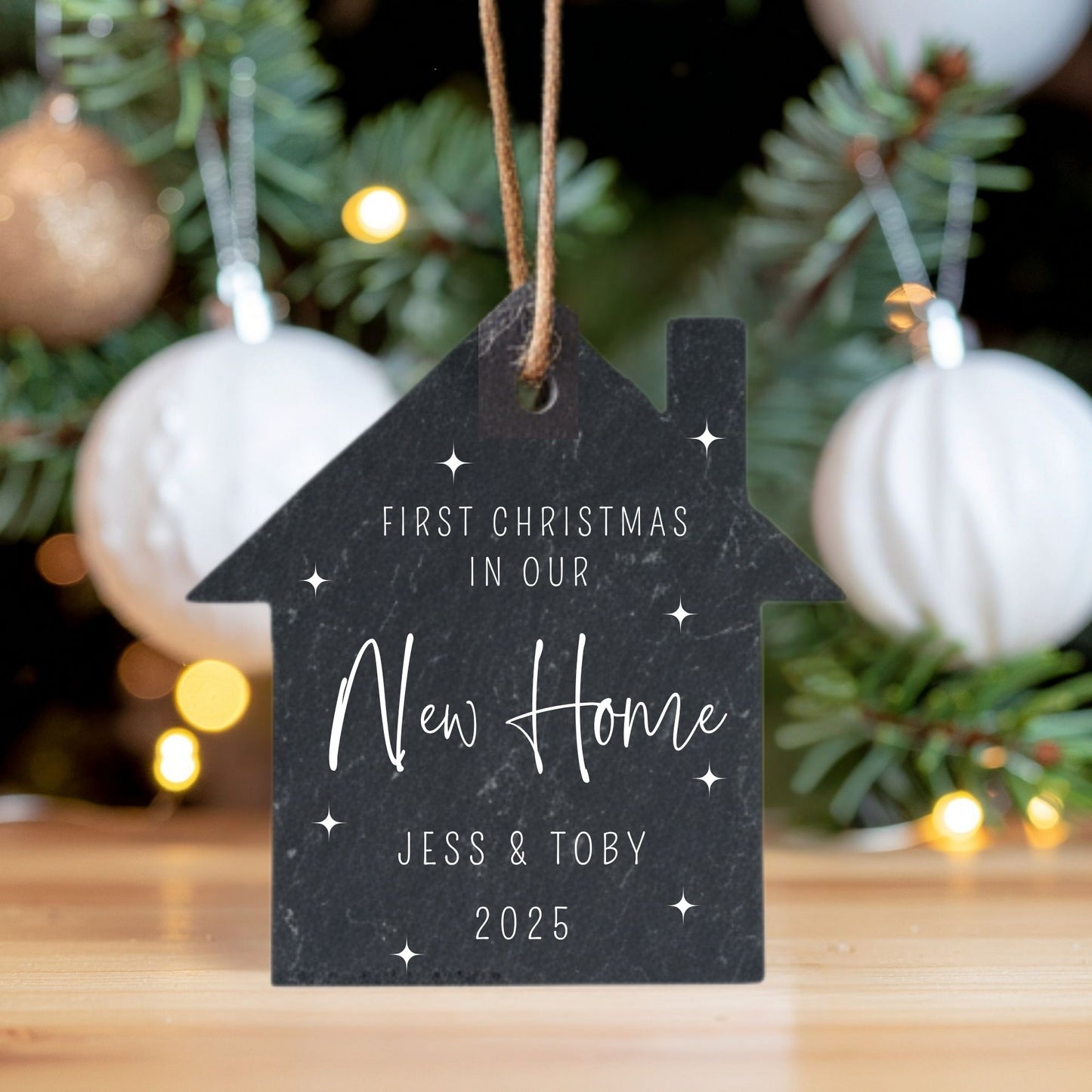 FIRST CHRISTMAS IN OUR NEW HOME UV-DTF DECAL