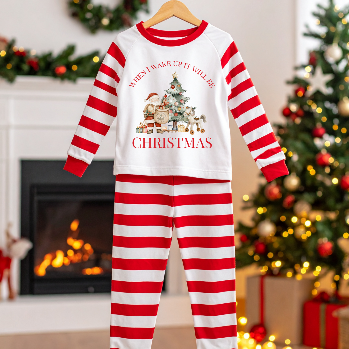 DTF TRANSFER - WHEN I WAKE UP IT WILL BE CHRISTMAS