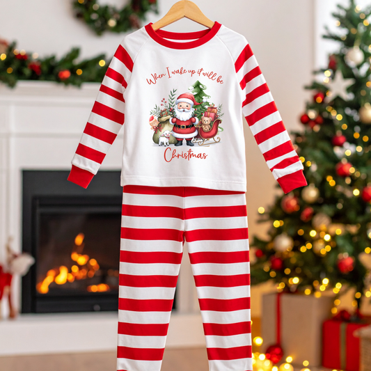 DTF TRANSFER - WHEN I WAKE UP IT WILL BE CHRISTMAS