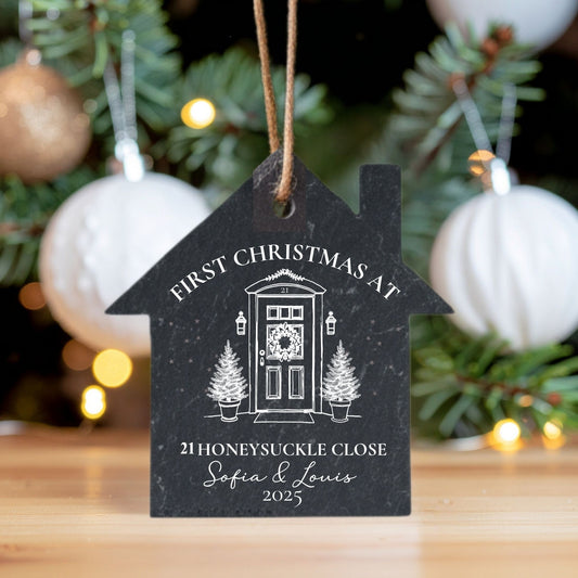 FIRST CHRISTMAS HOME UV-DTF DECAL