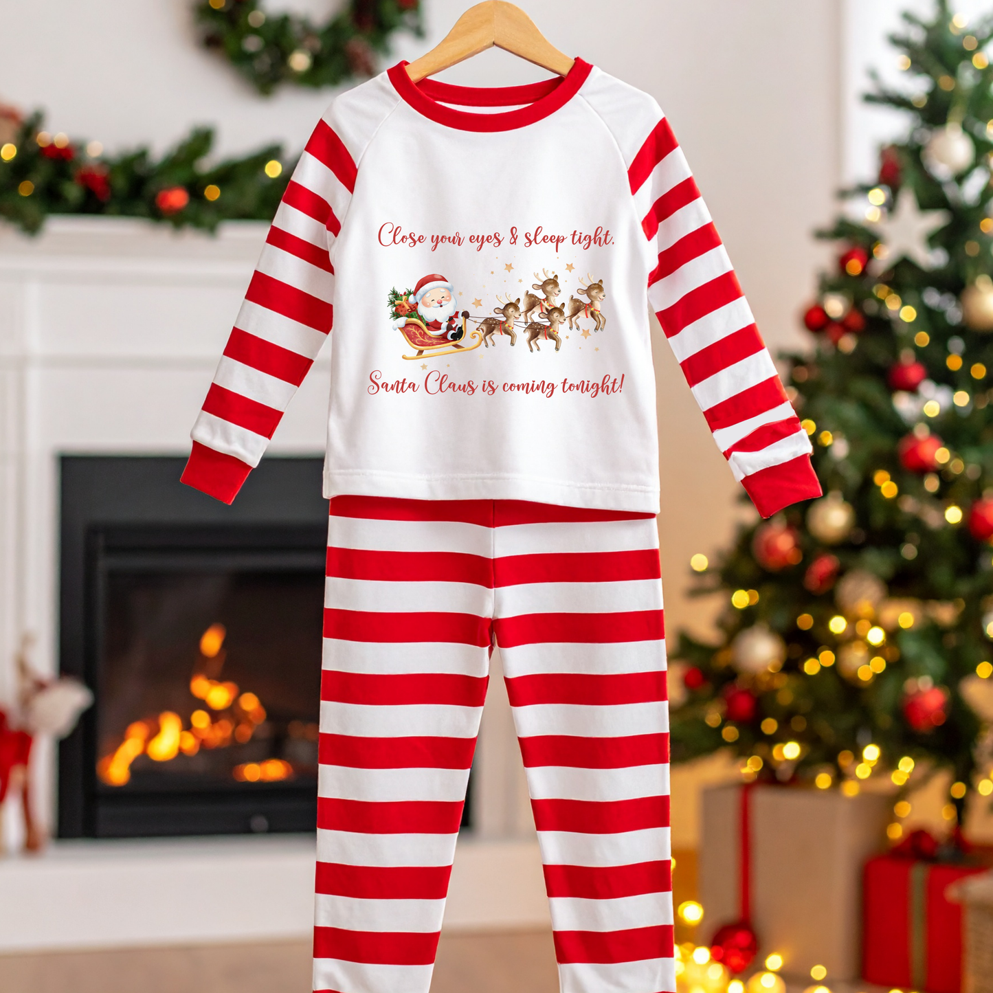 DTF TRANSFER - SANTA CLAUS IS COMING TONIGHT