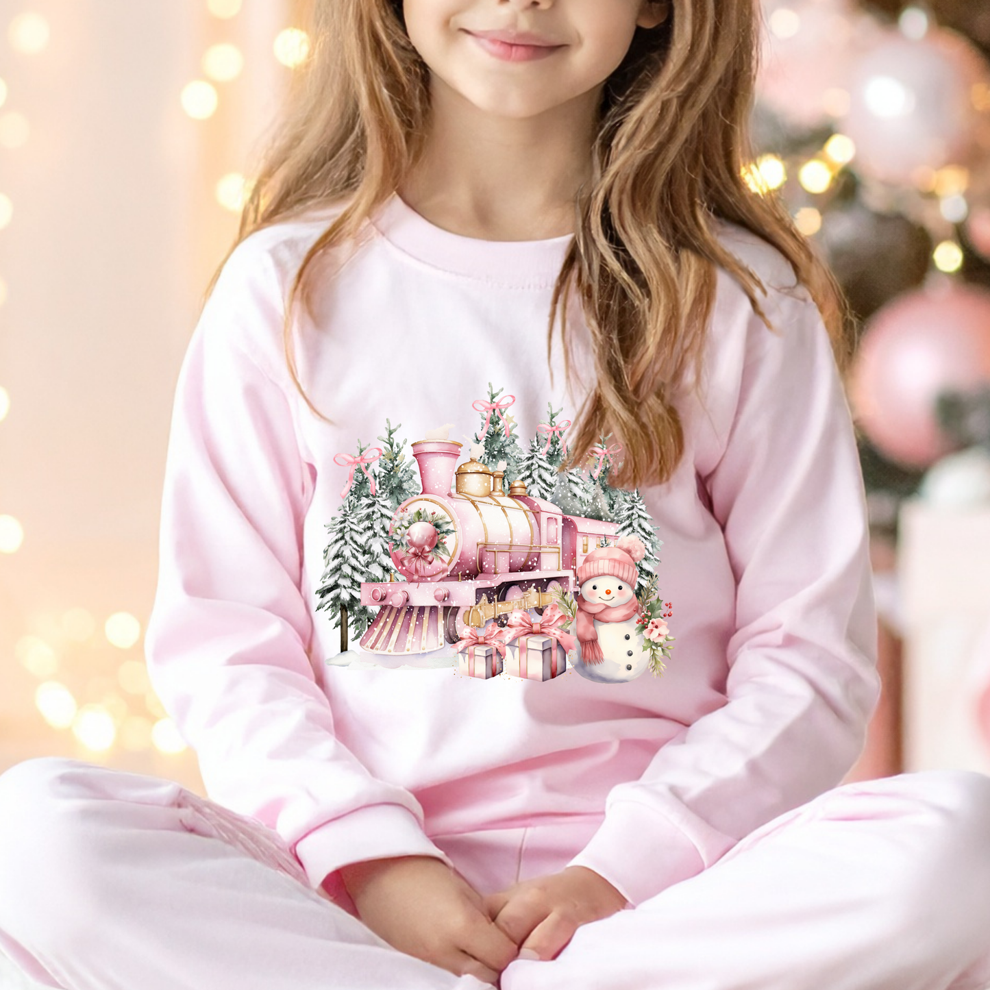 DTF TRANSFER - PINK THEMED CHRISTMAS