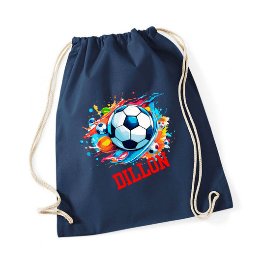 P.E BAG DTF - FOOTBALL SPLASH