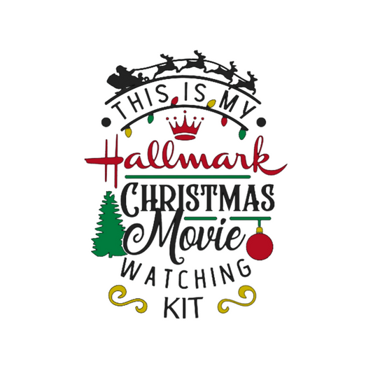 CHRISTMAS HALLMARK UV-DTF DECAL