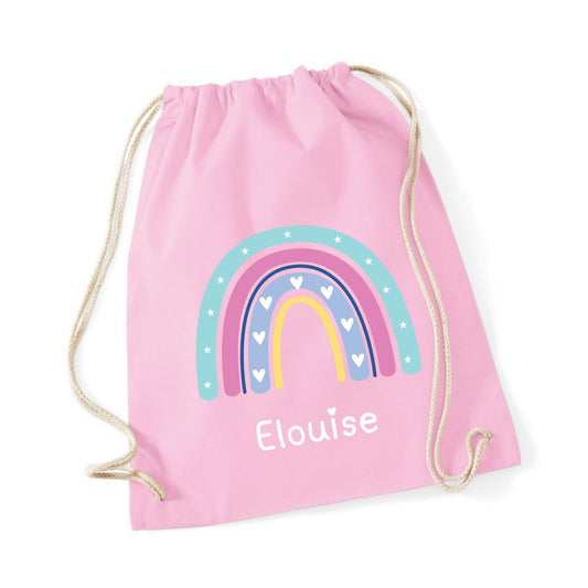 P.E BAG DTF - RAINBOW HEARTS