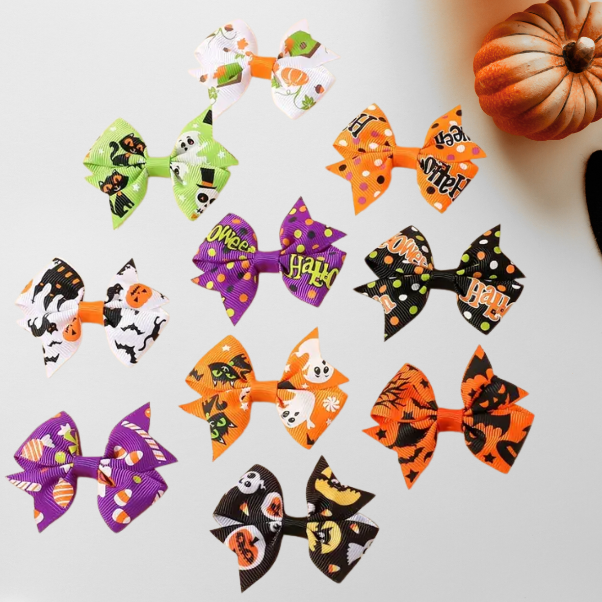 Halloween Hair Bows
