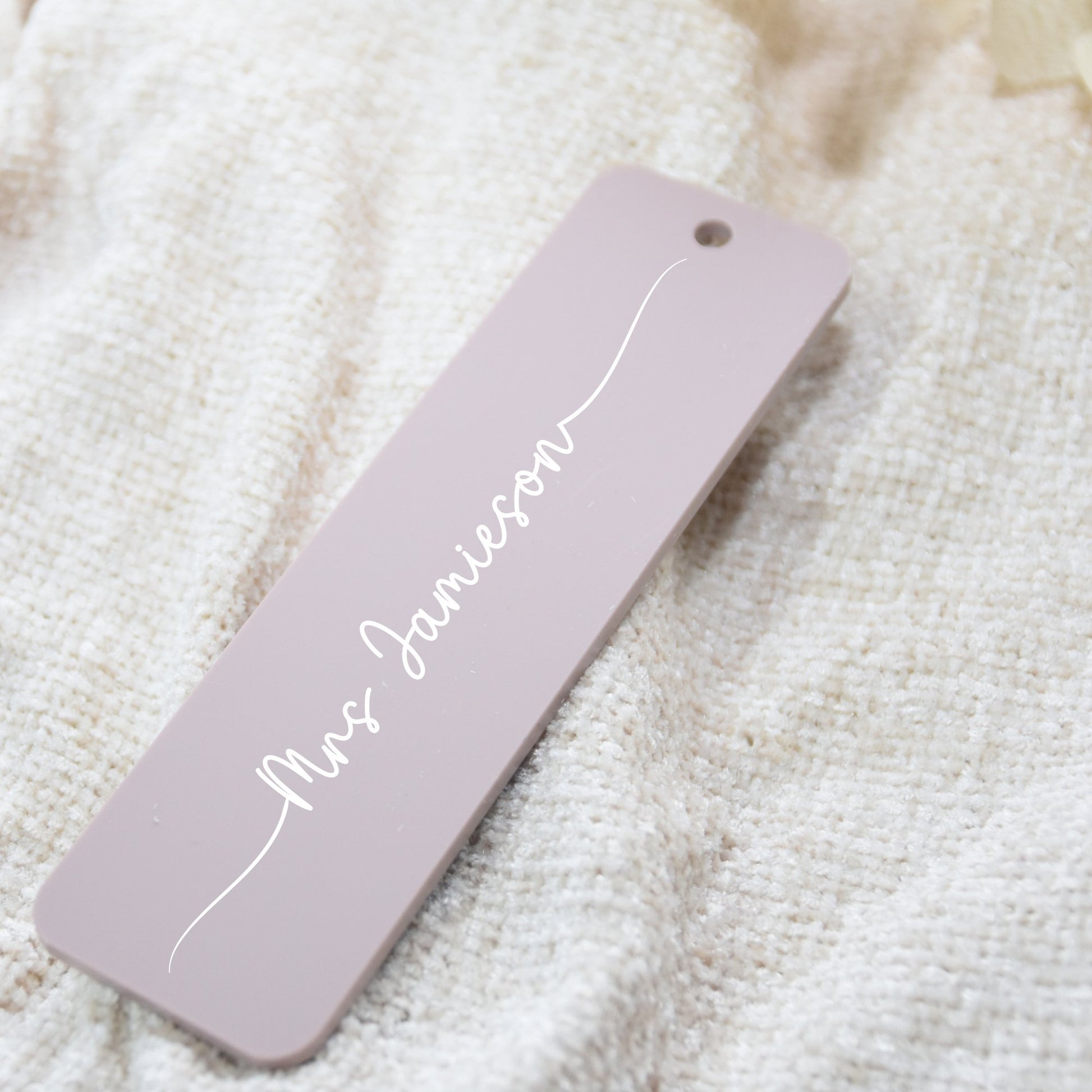 Acrylic Bookmark Baby Pink - Wow Wraps