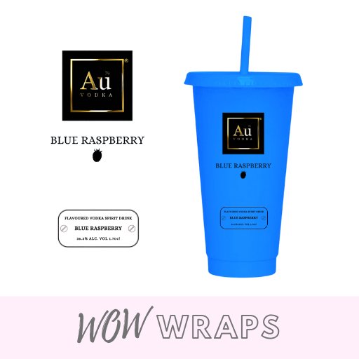 AU VODKA BLUE RASPBERRY 24oz UV-DTF – Wow Craft Blanks & Wraps