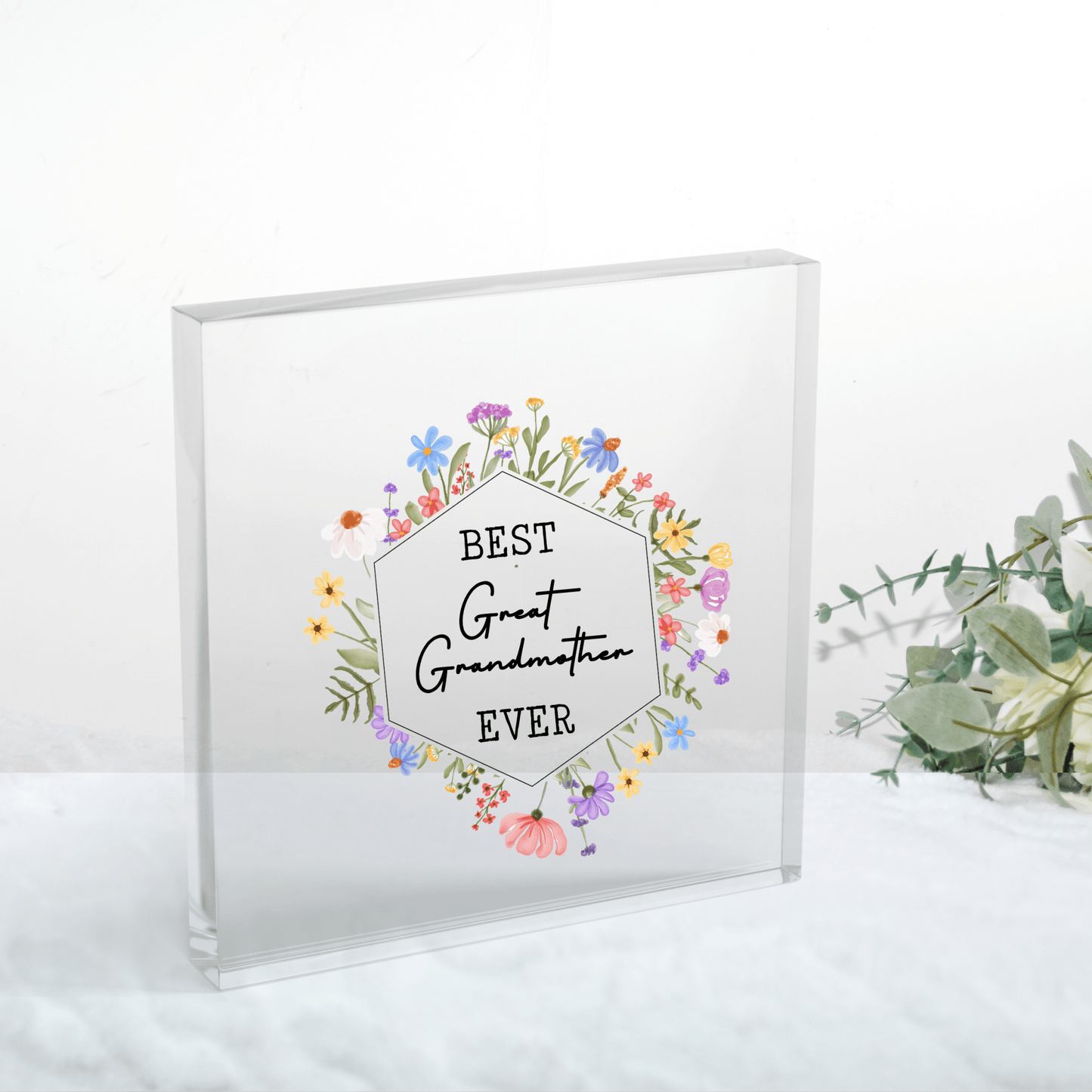 BEST GREAT GRANDMOTHER EVER UV - DTF DECAL - Wow Craft Blanks & Wraps