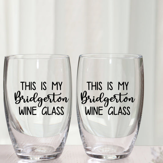 Bridgerton - Wine Glass Decal - Wow Wraps