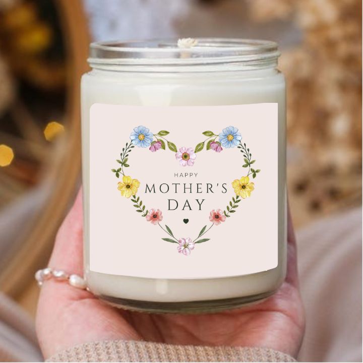 Candle Label - Happy Mother's Day - Wow Craft Blanks & Wraps