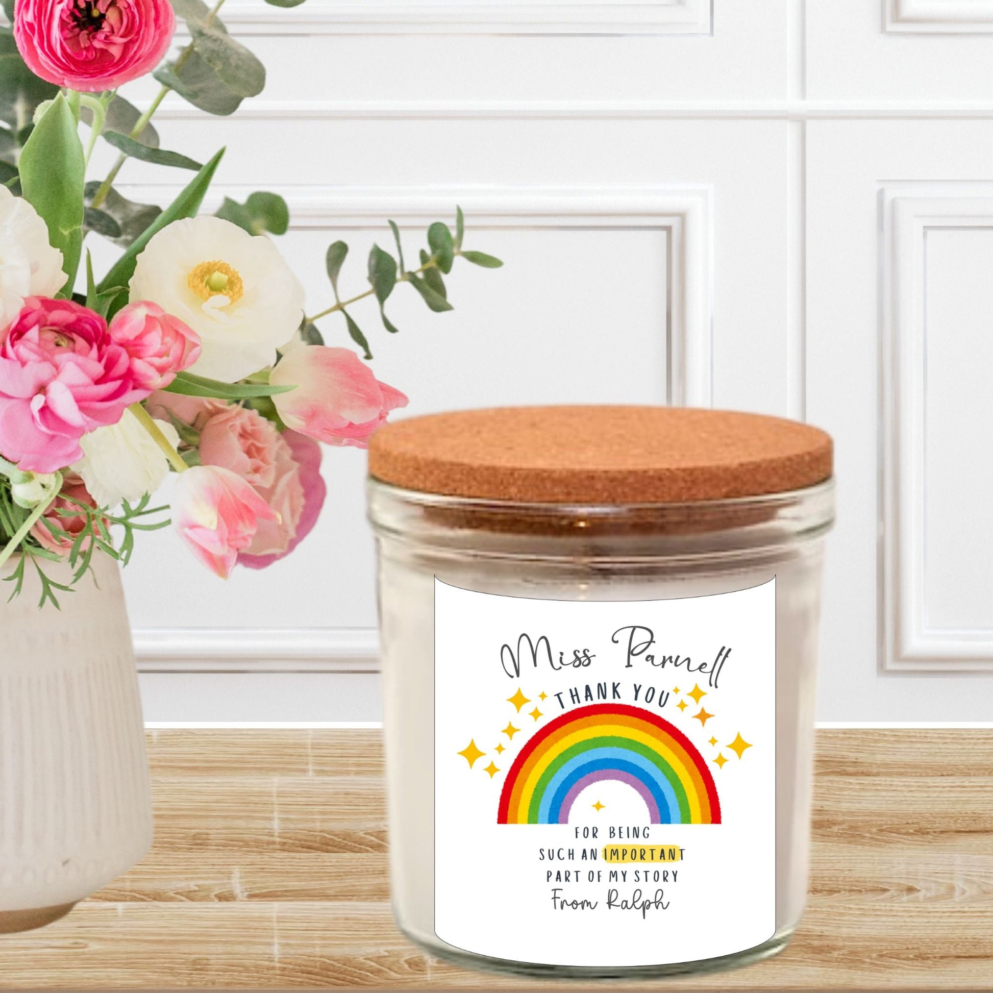 Candle Label - Thank You Teacher - Wow Craft Blanks & Wraps