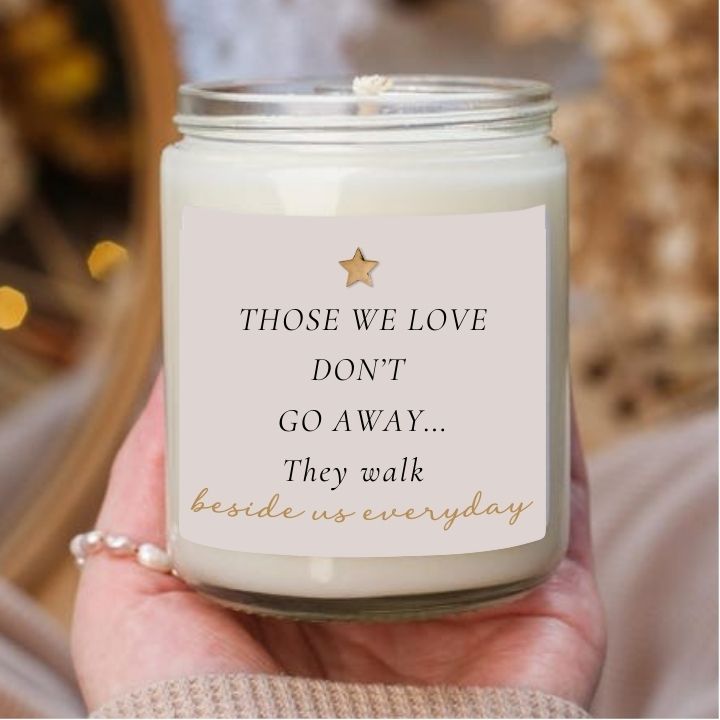 Candle Label - Those We Love Don't Go Away - Wow Craft Blanks & Wraps