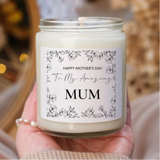 Candle Label - To My Wonderful Mum - Wow Craft Blanks & Wraps