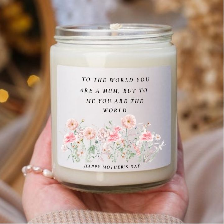 Candle Label - To The World You Are A Mum - Wow Craft Blanks & Wraps