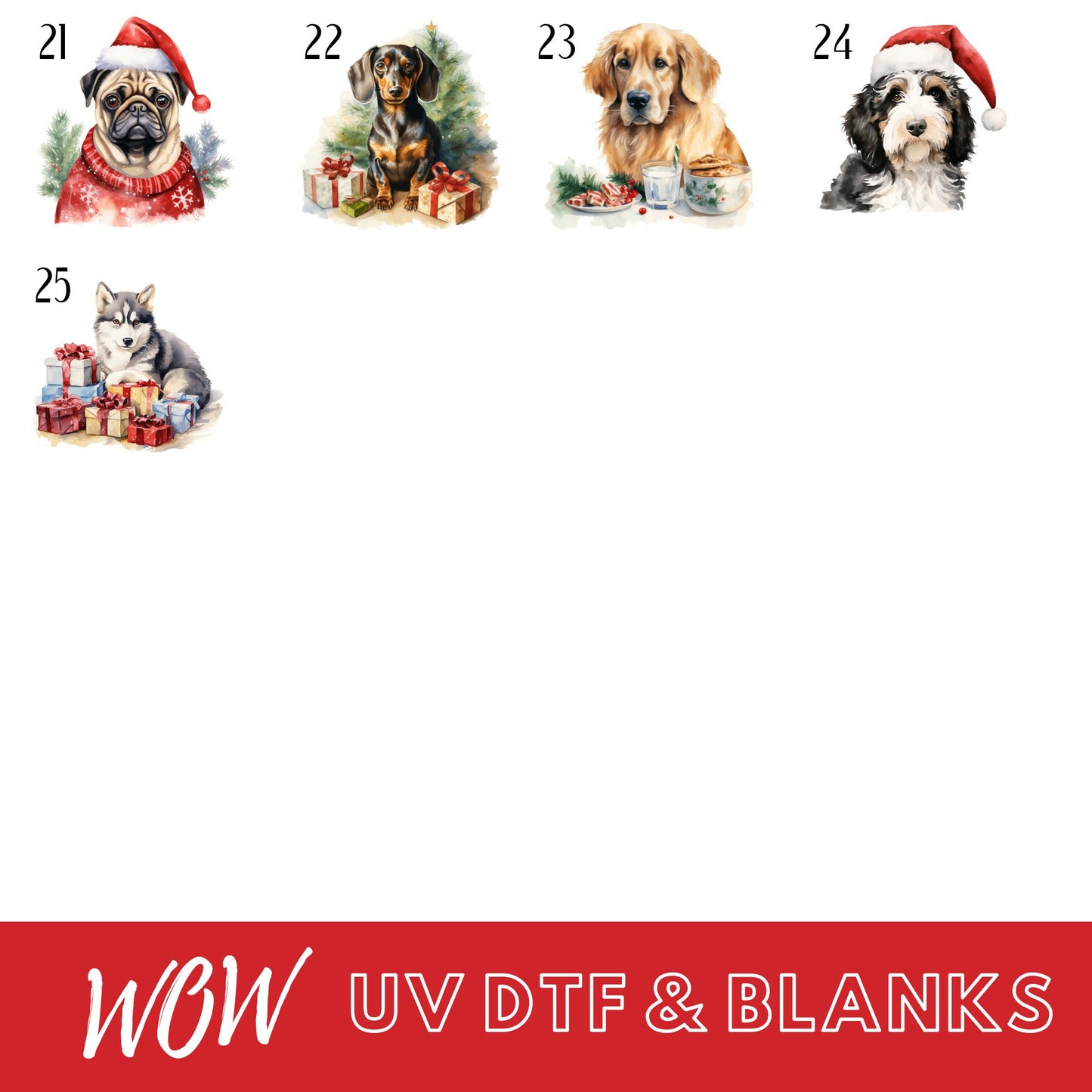 CHRISTMAS DOGS 2 - Wow Wraps