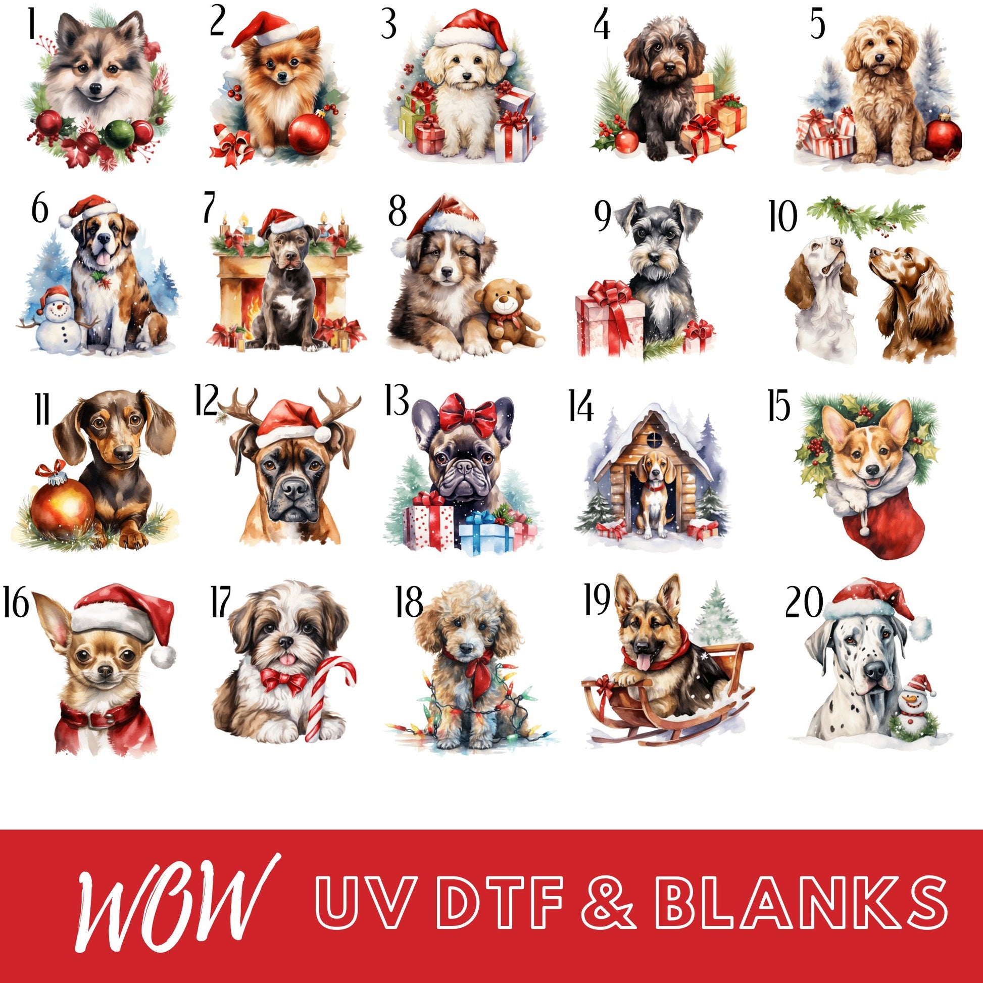 CHRISTMAS DOGS 2 - Wow Wraps