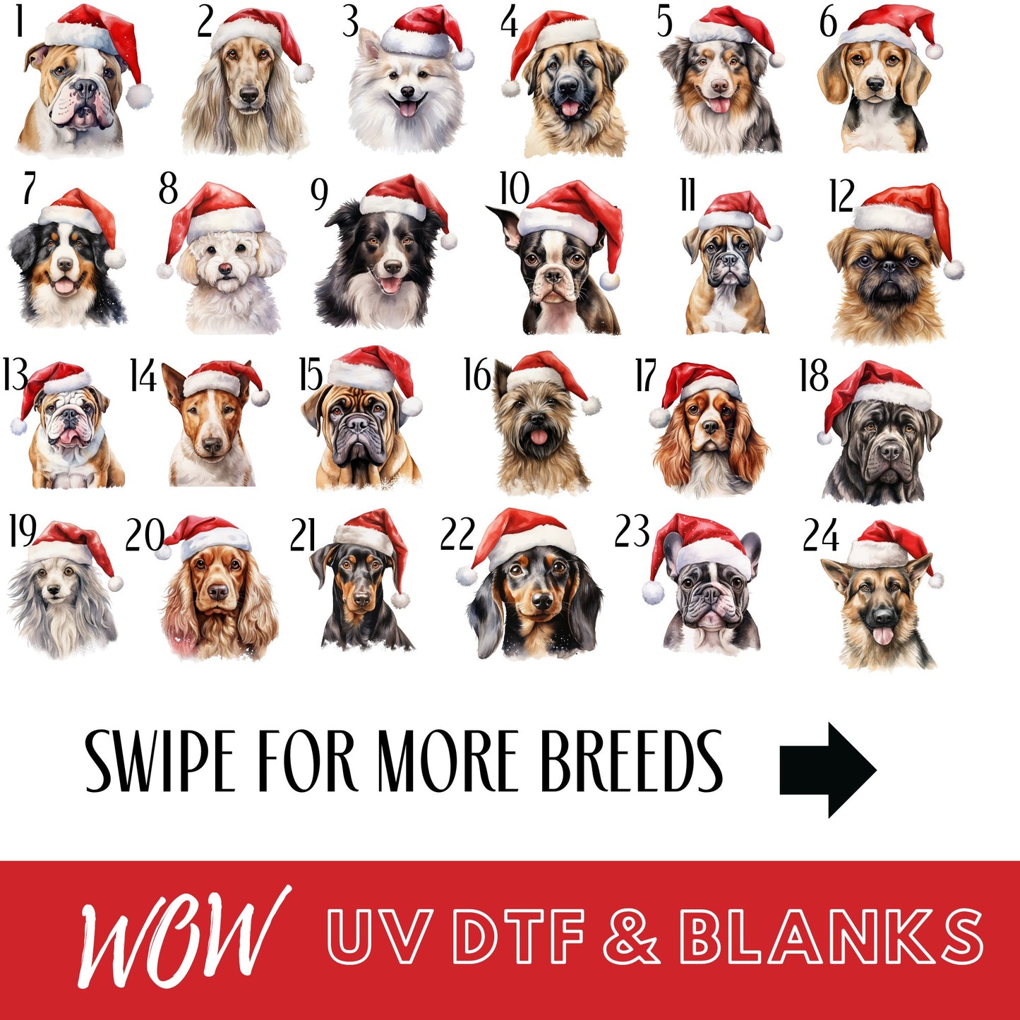 CHRISTMAS DOGS - Wow Wraps