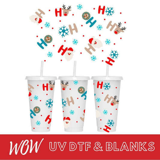 CHRISTMAS HOHOHO 24oz COLD CUP WRAP (Copy) - Wow Wraps