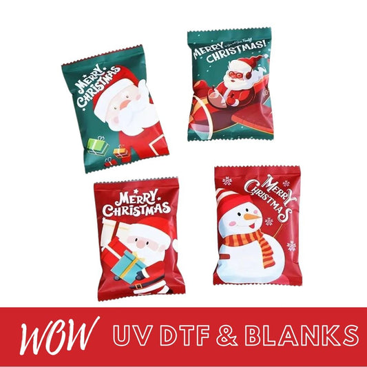 CHRISTMAS TREAT PACKETS - SET OF 4 - Wow Wraps