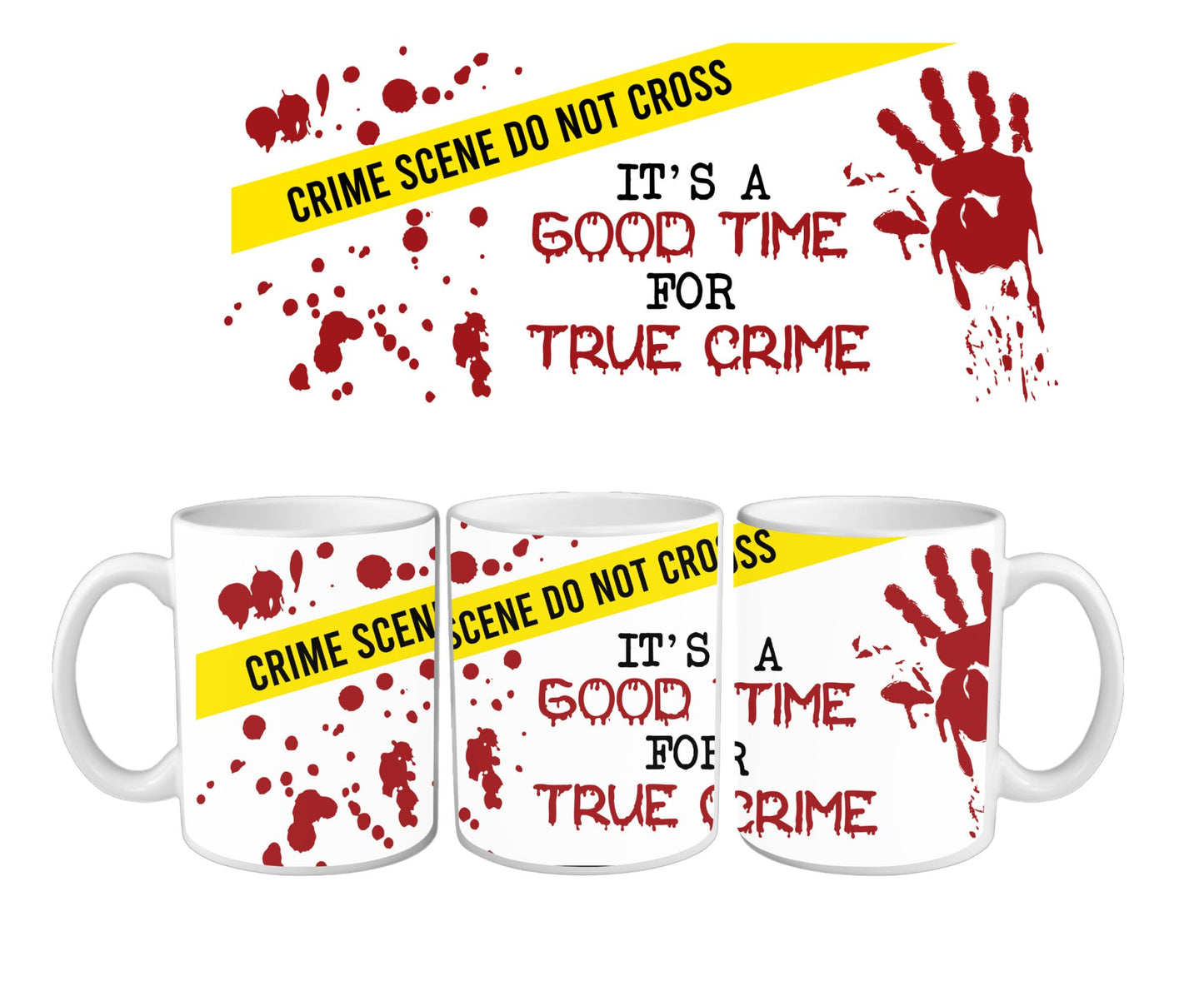 CRIME SCENE 11oz MUG WRAP - Wow Wraps