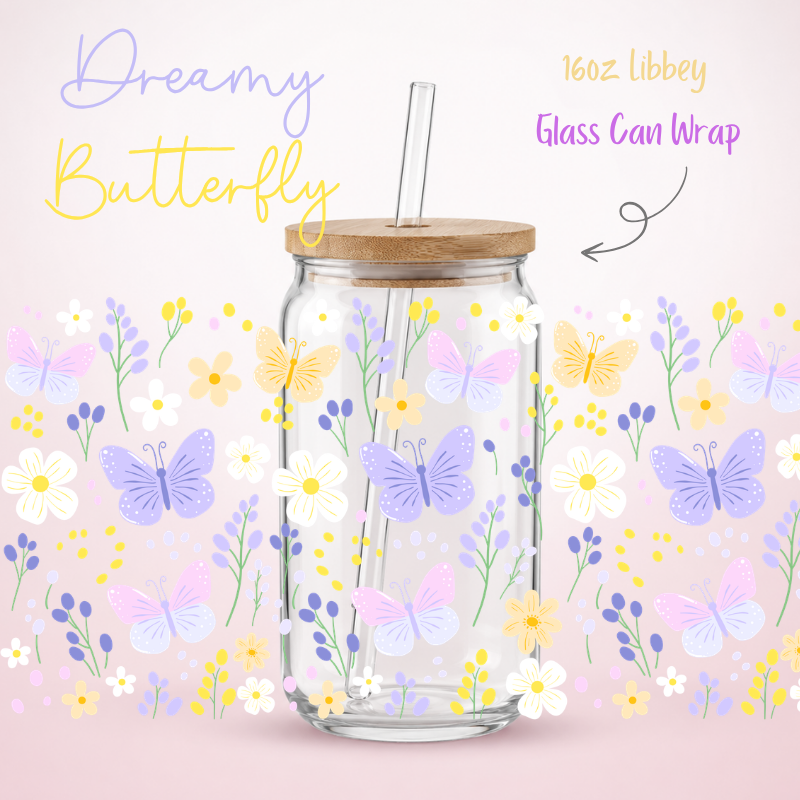 Dreamy Butterfly LIbbey UV-DTF Wrap