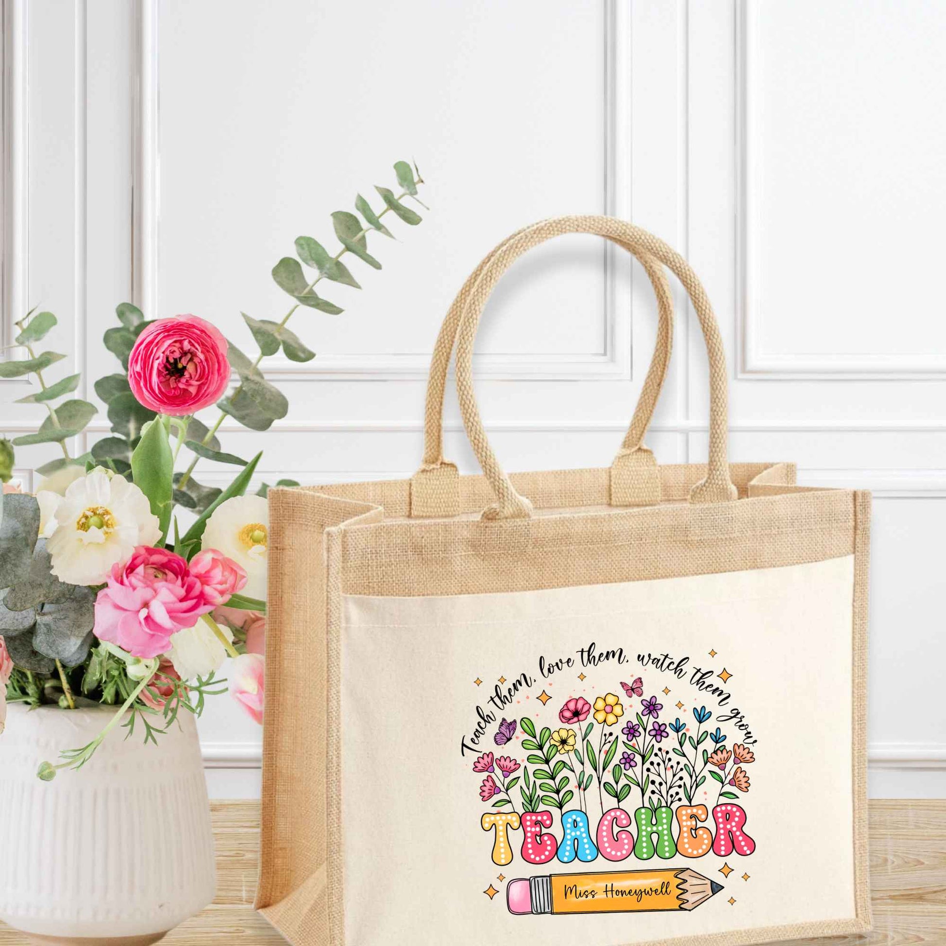 DTF TRANSFER - TEACH THEM LOVE THEM - Wow Craft Blanks & Wraps