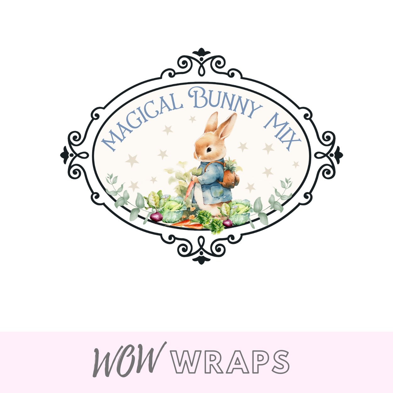 EASTER BUNNY FOOD - MAGICAL BUNNY MIX -UV-DTF POPPER DECAL - Wow Wraps