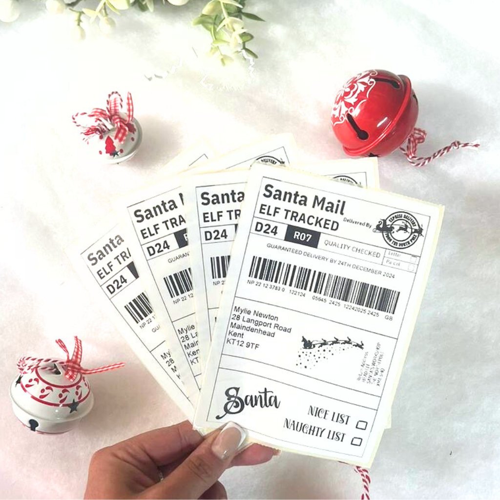 ELF TRACKED SHIPPING LABEL - PRINTED BLANK - Wow Craft Blanks & Wraps