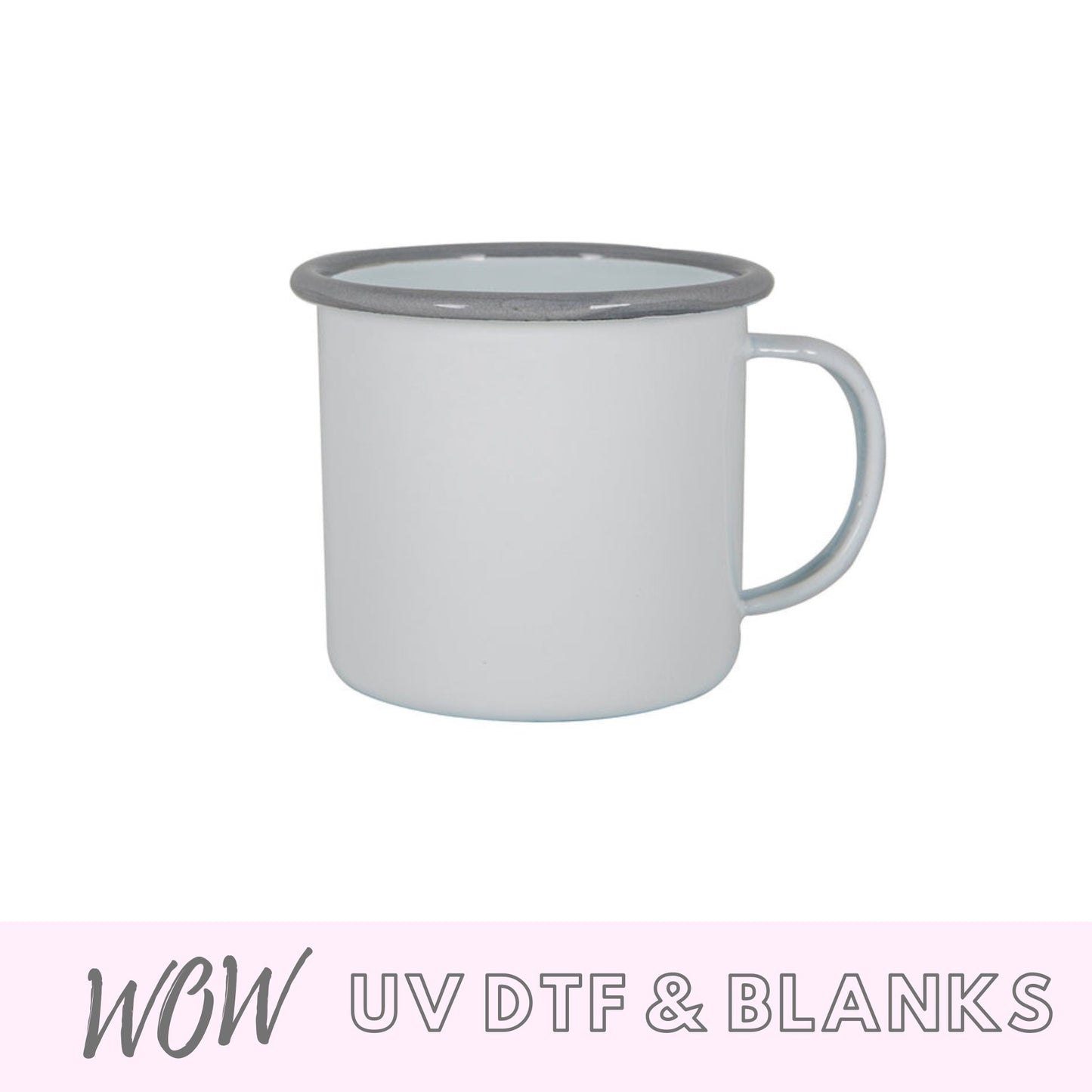 Enamel Mug Grey - Wow Wraps