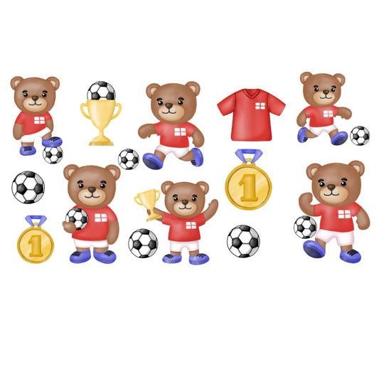 England Football Teddy Theme Sheet - Wow Wraps