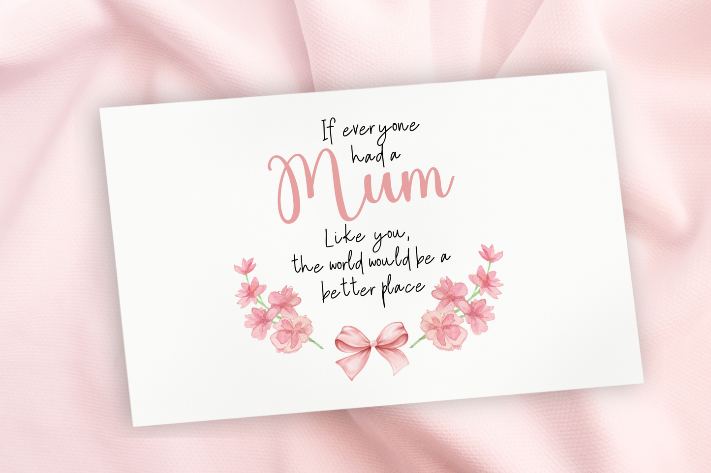 IF EVERYONE HAD A MUM LIKE YOU UV-DTF DECAL