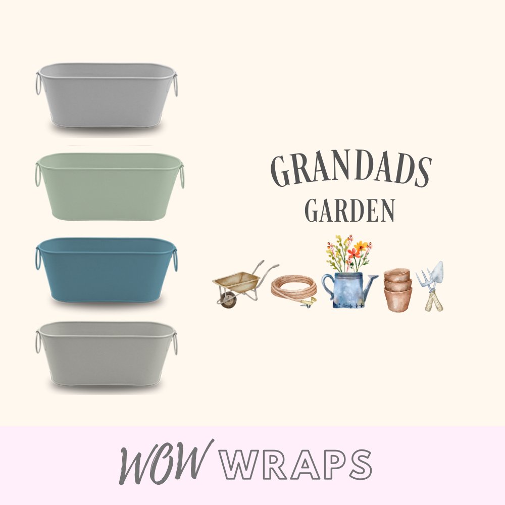 Fathers Day Planter Gardening Decal - Wow Wraps