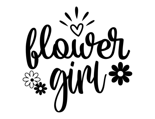 Flower Girl UV-DTF Decal - Wow Wraps