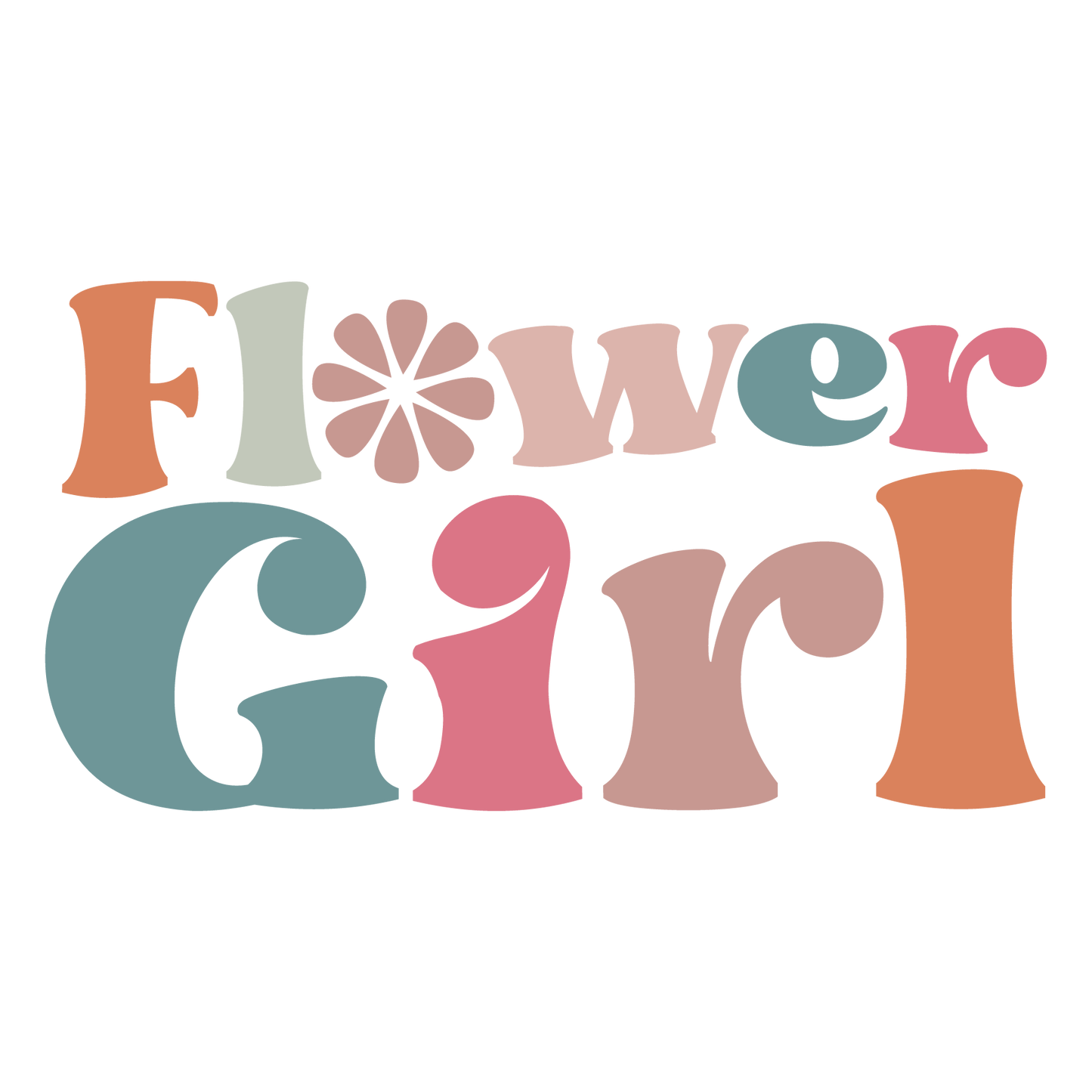 Flower Girl UV-DTF Decal - Wow Wraps