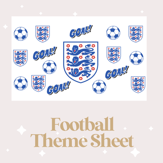 Football Theme Sheet - Wow Wraps
