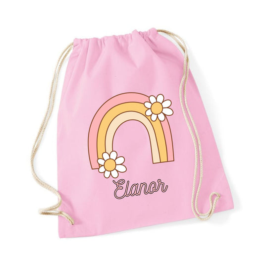 P.E BAG DTF - GROOVY RAINBOW