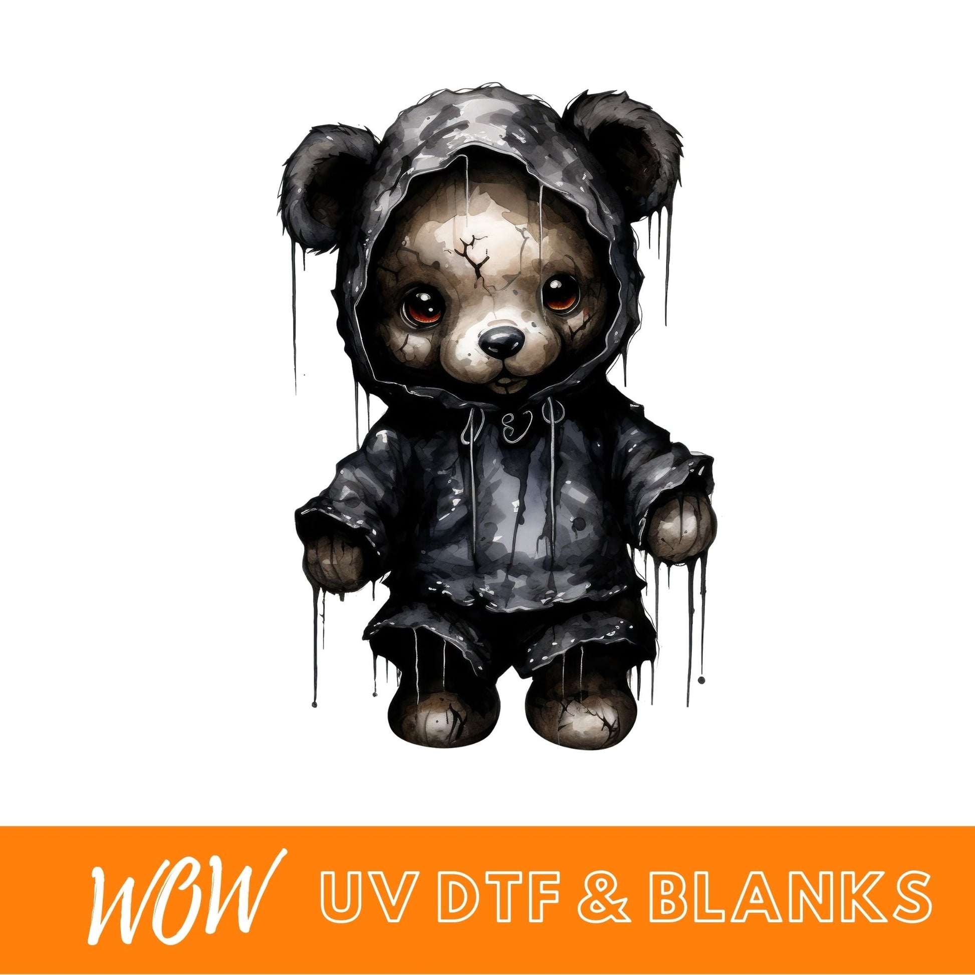 HALLOWEEN BEAR UV - DTF DECAL - Wow Wraps